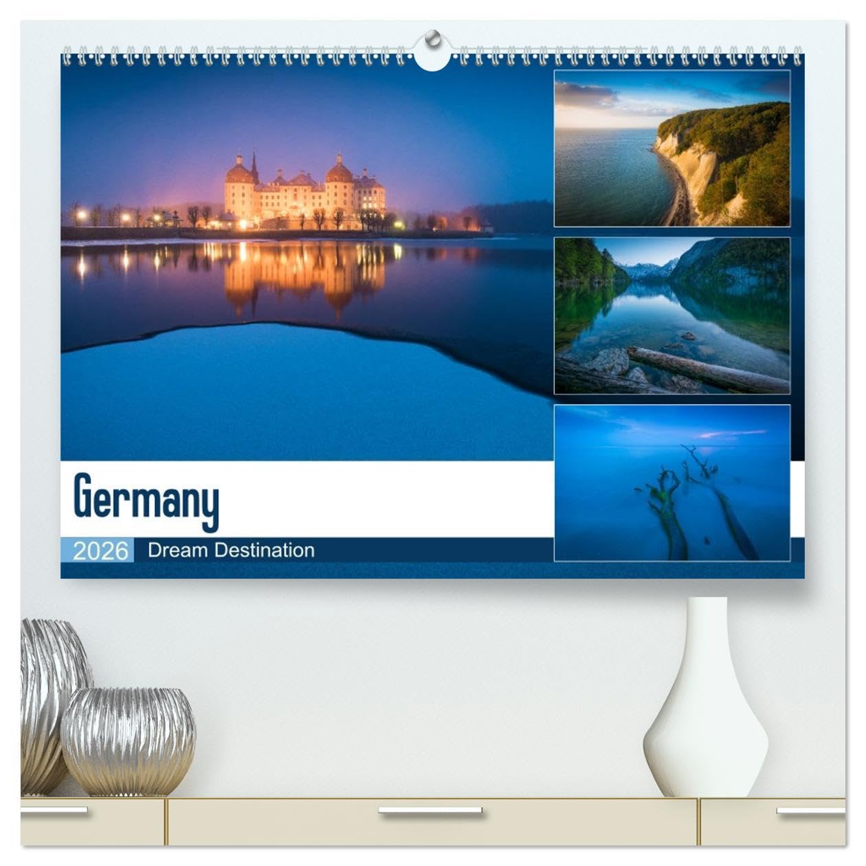 Germany - Dream Destination (High Quality Premium Wall Calendar 2026 DIN A2 landscape),CALVENDO 12 Month Wall Calendar: The most stunning places in Germany Leisure, Home & Garden
