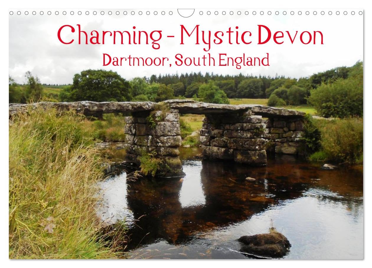 Charming - Mystic Devon Dartmoor, South England (Wall Calendar 2026 DIN A3 landscape), CALVENDO 12 Month Wall Calendar: Dartmoor is a hilly moorland ... Park status, it covers 954 square kilometers. Leisure, Home & Garden