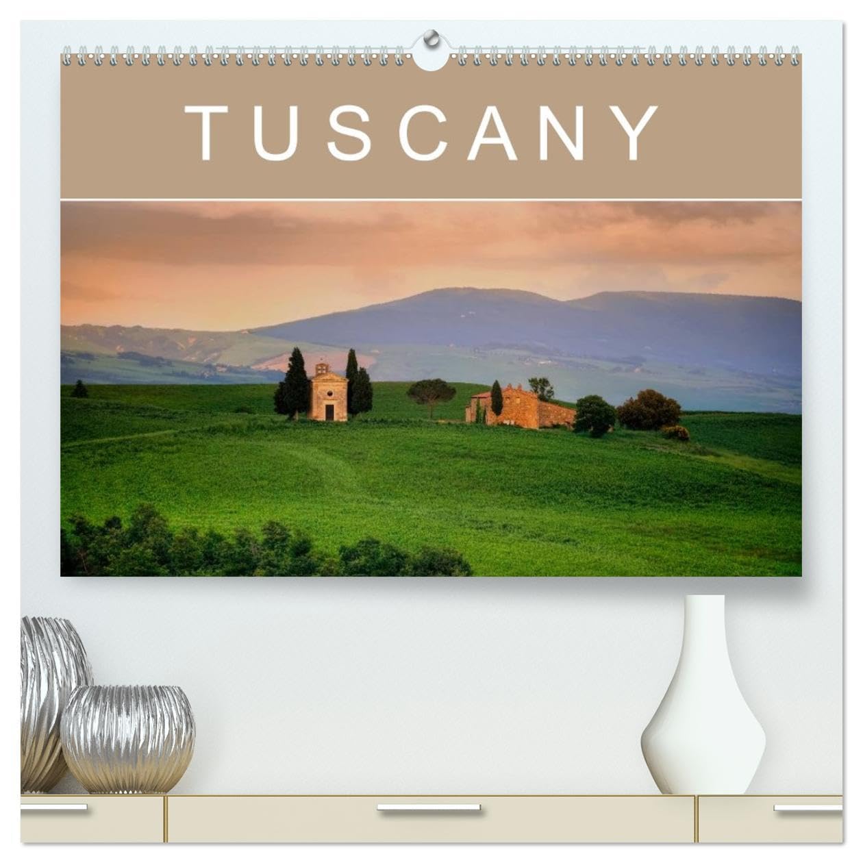 Tuscany (High Quality Premium Wall Calendar 2026 DIN A2 landscape),CALVENDO 12 Month Wall Calendar: Discover the splendors of the Tuscan countryside, medieval villages and historical towns. Leisure, Home & Garden