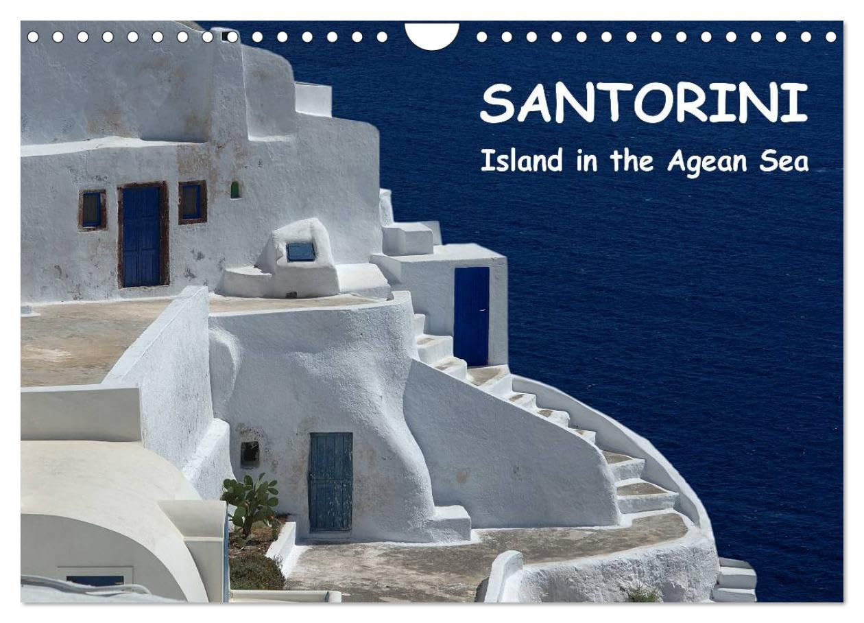 Santorini - Island in the Agean Sea (Wall Calendar 2026 DIN A4 landscape), CALVENDO 12 Month Wall Calendar: Photos showing the Greek island Santorini Leisure, Home & Garden