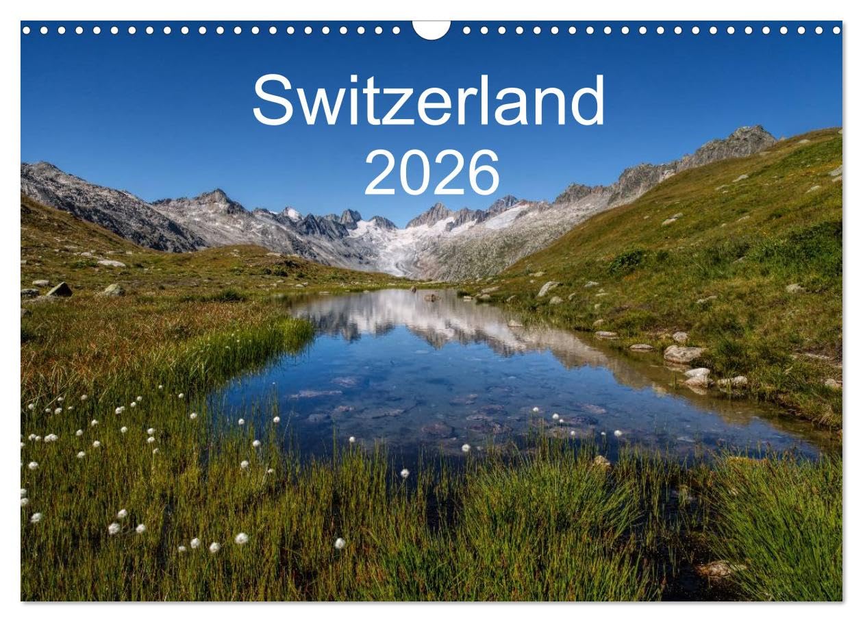 Switzerland Mountainscapes 2026 (Wall Calendar 2026 DIN A3 landscape), CALVENDO 12 Month Wall Calendar: A journey through the beautiful Swiss mountain scenery in four seasons Leisure, Home & Garden