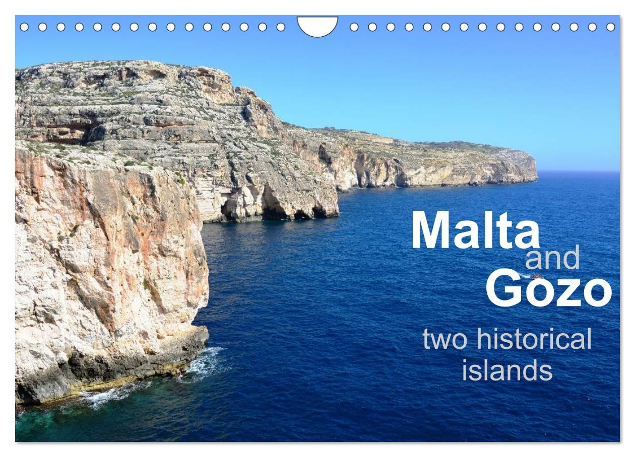 Malta and Gozo two historical islands (Wall Calendar 2026 DIN A4 landscape), CALVENDO 12 Month Wall Calendar: Wonderful mediterranean landscape Film, Art & Culture