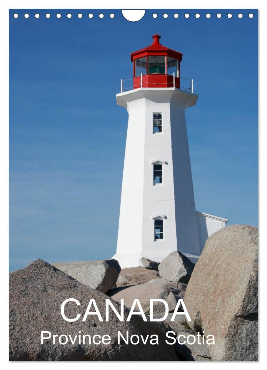 Canada Province Nova Scotia (Wall Calendar 2026 DIN A4 portrait), CALVENDO 12 Month Wall Calendar: Nova Scotia is one of Canada's three Maritime provinces. Leisure, Home & Garden