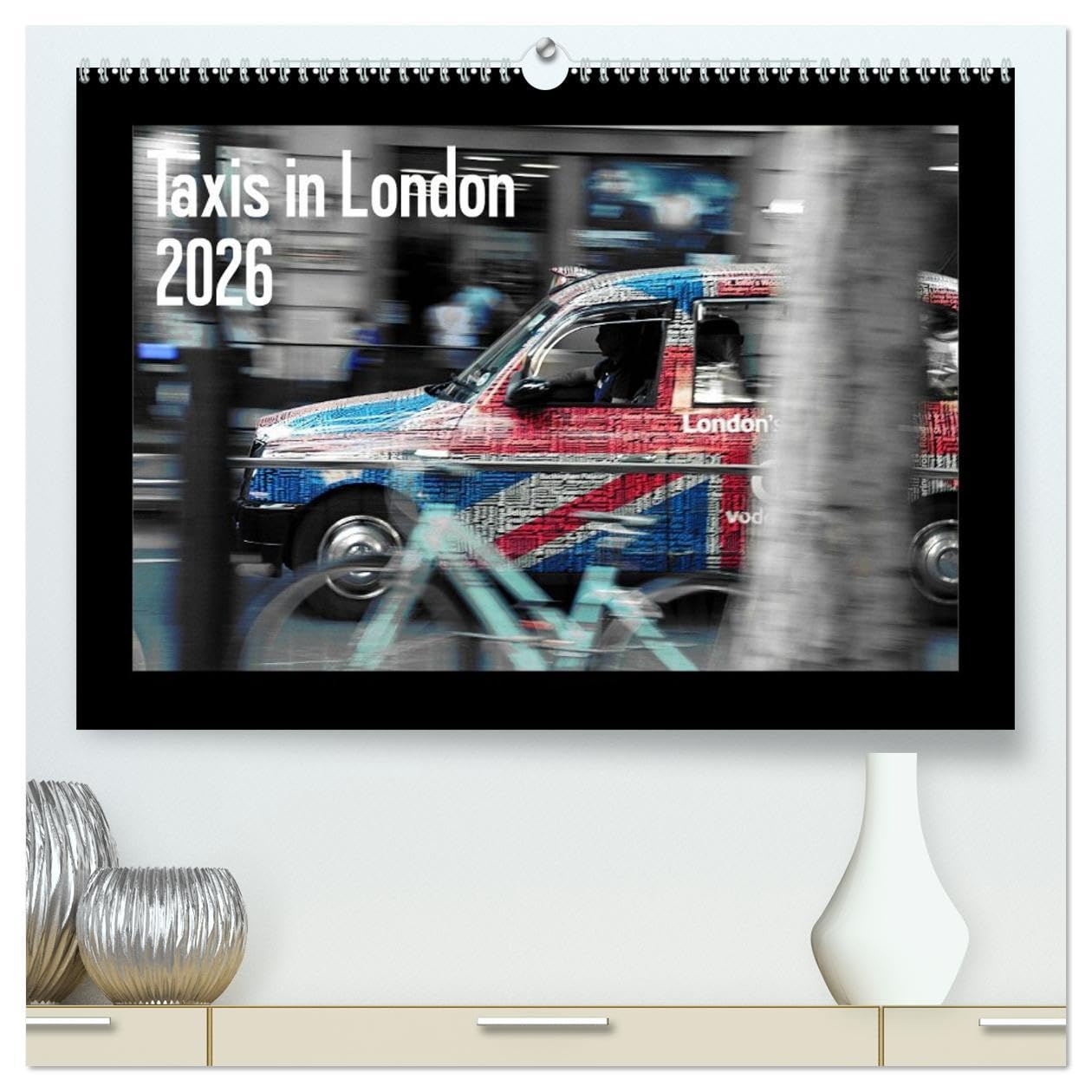 Taxis in London / UK-Version (High Quality Premium Wall Calendar 2026 DIN A2 landscape),CALVENDO 12 Month Wall Calendar: The cult cars of the British metropolis Leisure, Home & Garden