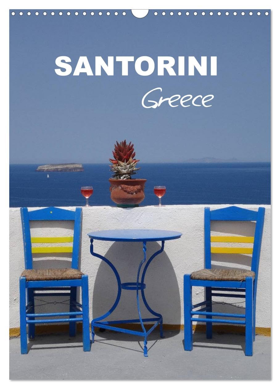 Santorini - Greece (Wall Calendar 2026 DIN A3 portrait), CALVENDO 12 Month Wall Calendar: This calendar shows the most beautiful places of Santorini. Leisure, Home & Garden