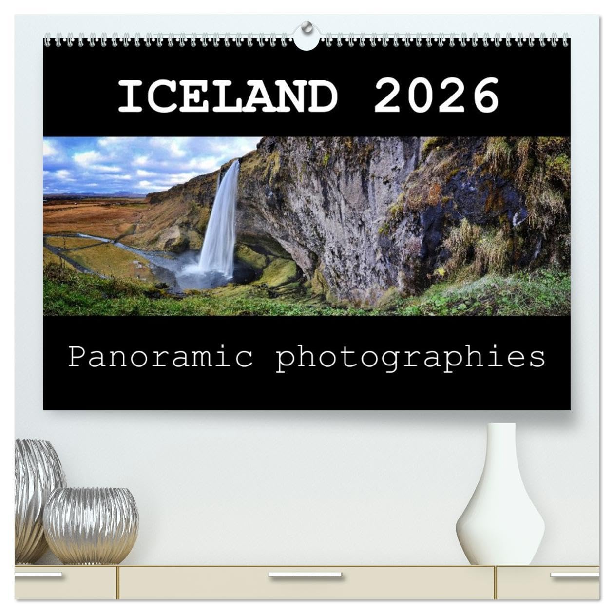 Iceland - Panoramic photographies (High Quality Premium Wall Calendar 2026 DIN A2 landscape),CALVENDO 12 Month Wall Calendar: The breathtaking ... in a variety of panoramic photographies. Leisure, Home & Garden