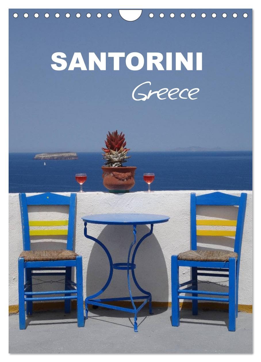 Santorini - Greece (Wall Calendar 2026 DIN A4 portrait), CALVENDO 12 Month Wall Calendar: This calendar shows the most beautiful places of Santorini. Leisure, Home & Garden