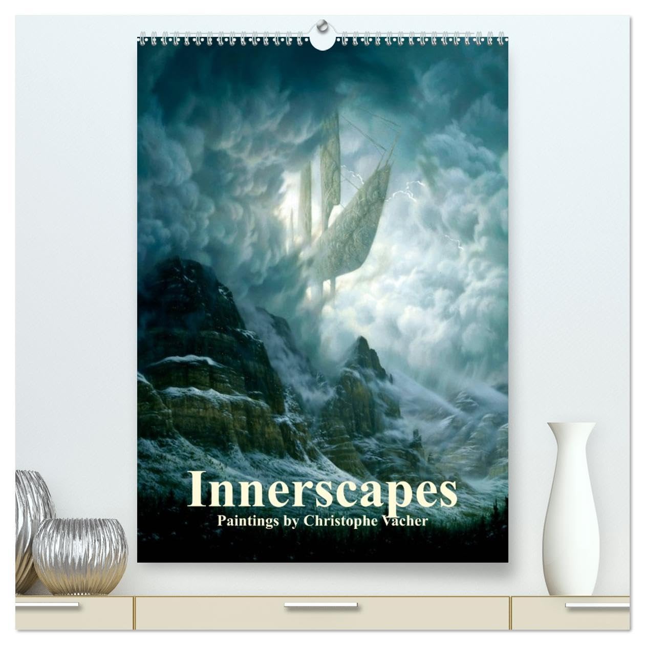 INNERSCAPES Fantasy Paintings by Christophe Vacher (High Quality Premium Wall Calendar 2026 DIN A2 portrait),CALVENDO 12 Month Wall Calendar: Fantasy Paintings by Christophe Vacher Film, Art & Culture