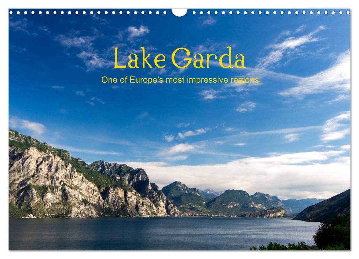 Lake Garda / UK-Version (Wall Calendar 2026 DIN A3 landscape), CALVENDO 12 Month Wall Calendar: One of Europe's most impressive regions Leisure, Home & Garden