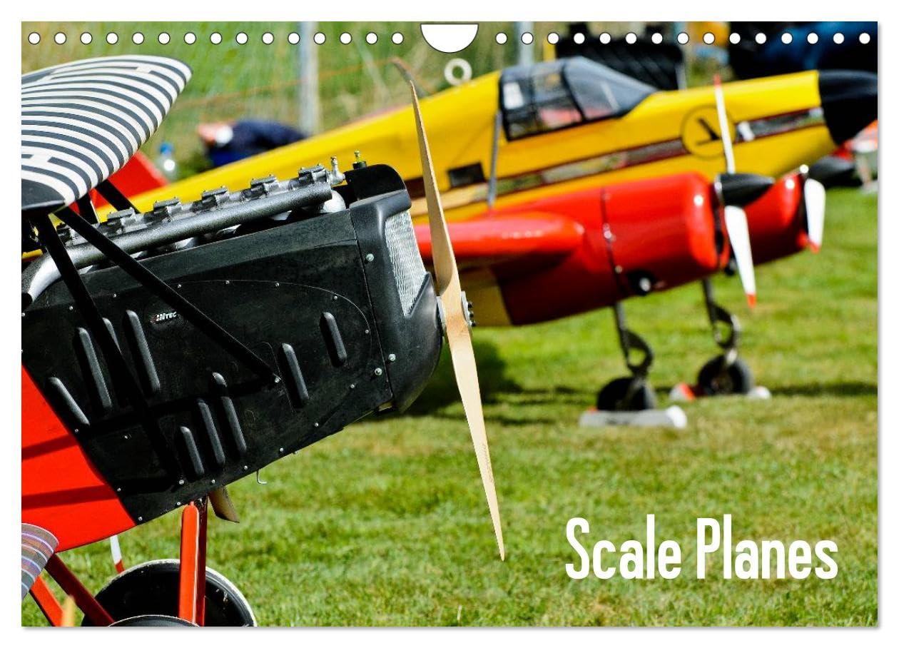 Scale Planes / UK-Version (Wall Calendar 2026 DIN A4 landscape), CALVENDO 12 Month Wall Calendar: Fascinating Remote Control scale airplanes, shot in flight. Leisure, Home & Garden