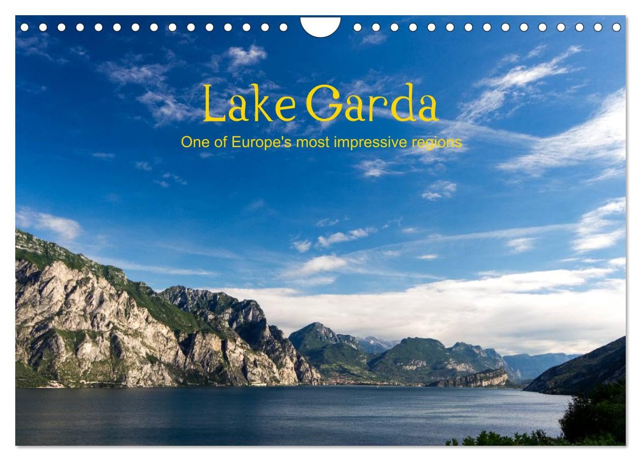 Lake Garda / UK-Version (Wall Calendar 2026 DIN A4 landscape), CALVENDO 12 Month Wall Calendar: One of Europe's most impressive regions Leisure, Home & Garden