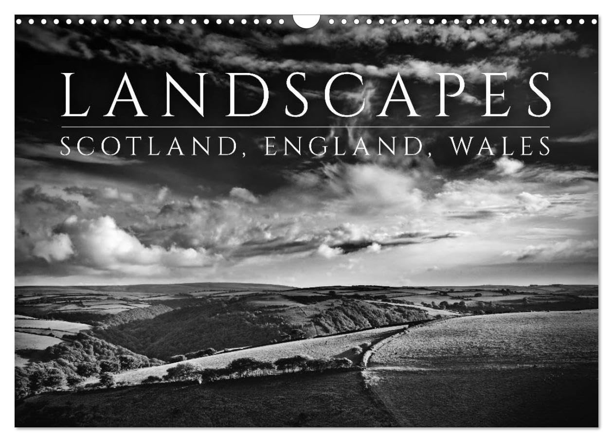 Landscapes - Scotland, England, Wales / UK-Version (Wall Calendar 2026 DIN A3 landscape), CALVENDO 12 Month Wall Calendar: Atmospheric Black and White ... Photographs of Scotland, England and Wales. Photography