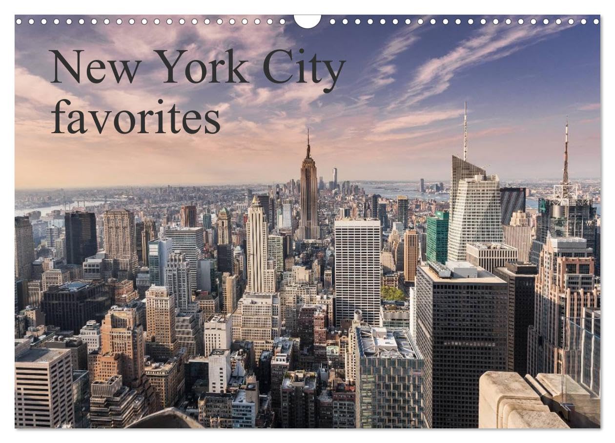 New York City favorites / UK-Version (Wall Calendar 2026 DIN A3 landscape), CALVENDO 12 Month Wall Calendar: This calendar presents the "Big Apple" at its best Photography