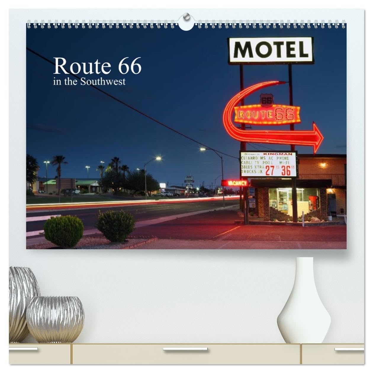 Route 66 in the Southwest (UK-Version) (High Quality Premium Wall Calendar 2026 DIN A2 landscape),CALVENDO 12 Month Wall Calendar: The Route 66, also ... 66 in the southwest of the United States. Leisure, Home & Garden