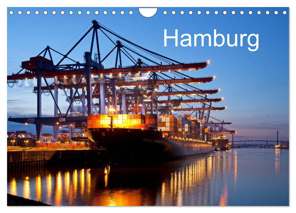 Hamburg / UK-Version (Wall Calendar 2026 DIN A4 landscape), CALVENDO 12 Month Wall Calendar: The calender presents highlights of the City of Hamburg ... un Blomen", "Hamburger Dom" and Lake Alster. Books