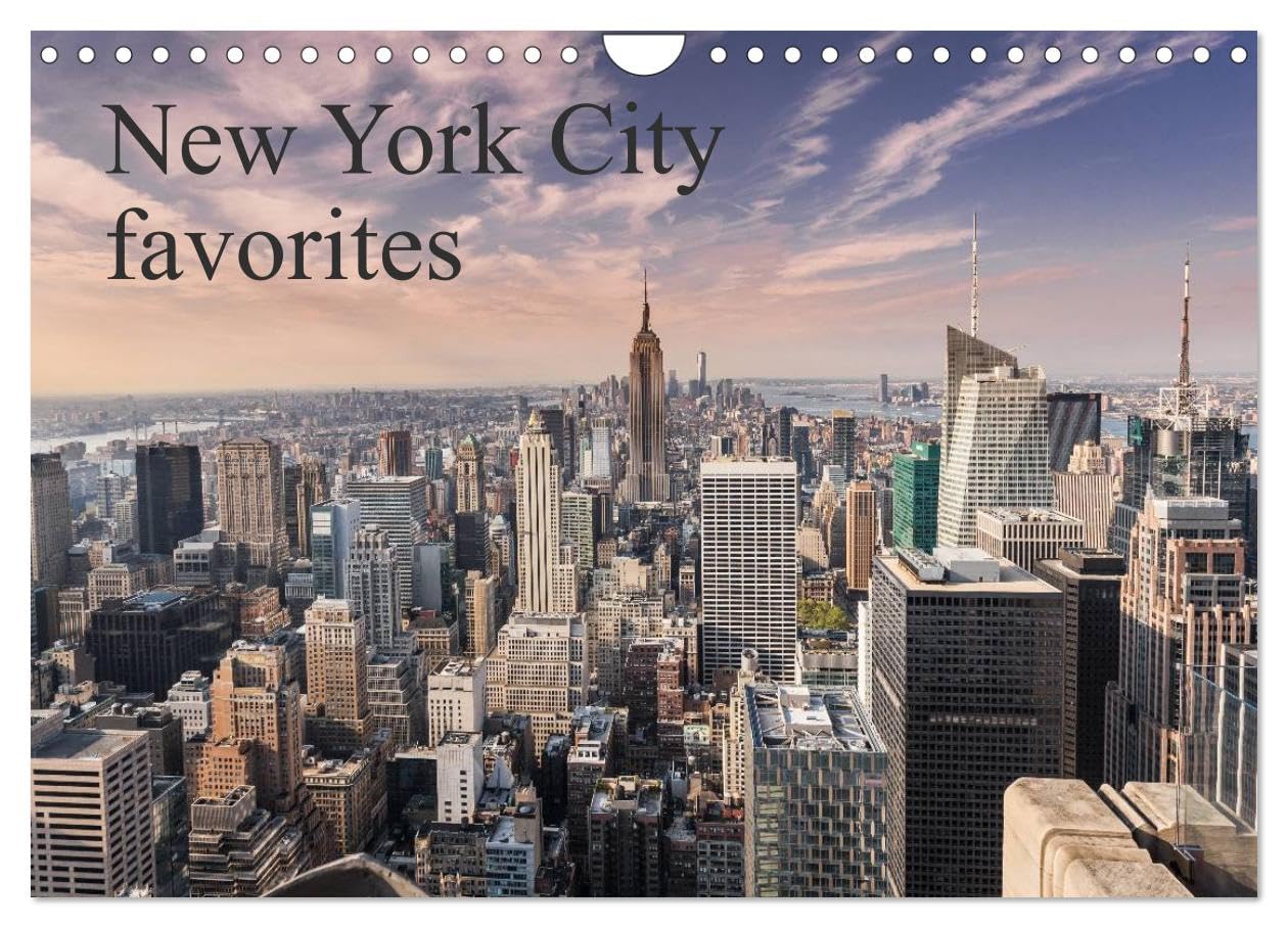 New York City favorites / UK-Version (Wall Calendar 2026 DIN A4 landscape), CALVENDO 12 Month Wall Calendar: This calendar presents the "Big Apple" at its best Photography