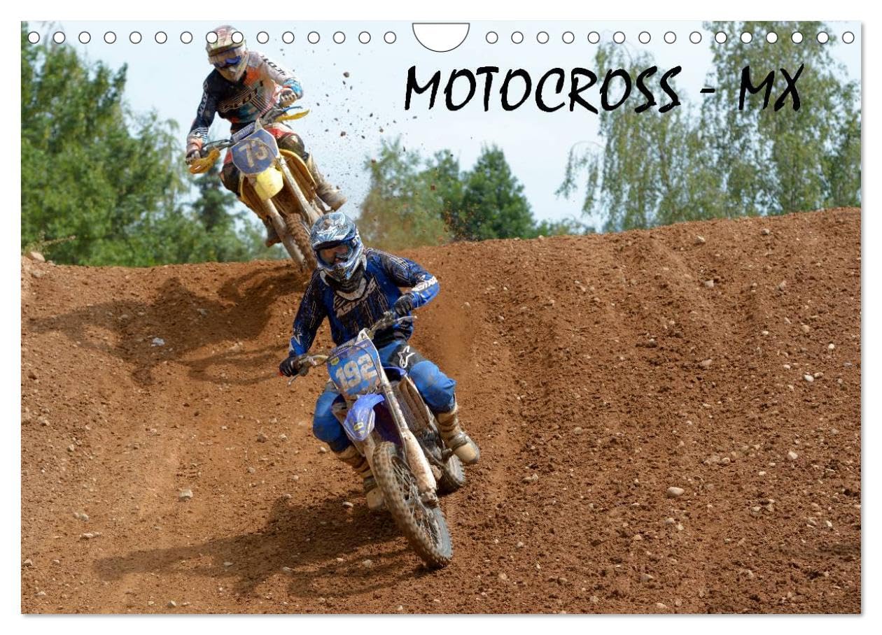 Motocross - MX UK-Version (Wall Calendar 2026 DIN A4 landscape), CALVENDO 12 Month Wall Calendar: Motocross - MX and Freestyle Motocross FMX Leisure & Fun