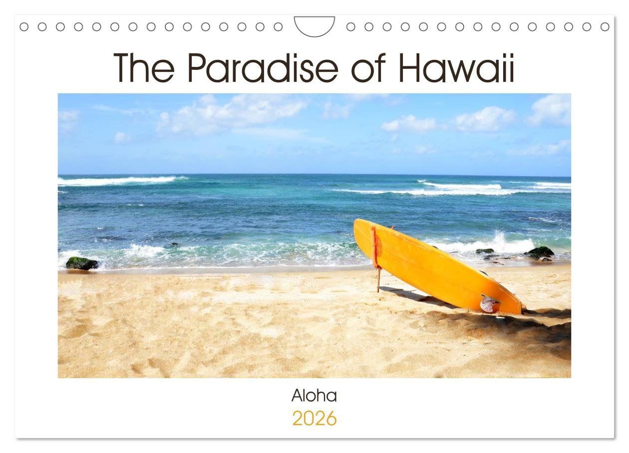 The Paradise of Hawaii (Wall Calendar 2026 DIN A4 landscape), CALVENDO 12 Month Wall Calendar: Aloha Film, Art & Culture