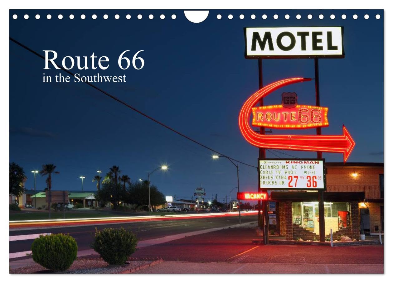 Route 66 in the Southwest (UK-Version) (Wall Calendar 2026 DIN A4 landscape), CALVENDO 12 Month Wall Calendar: The Route 66, also called the Mother ... 66 in the southwest of the United States. Leisure, Home & Garden