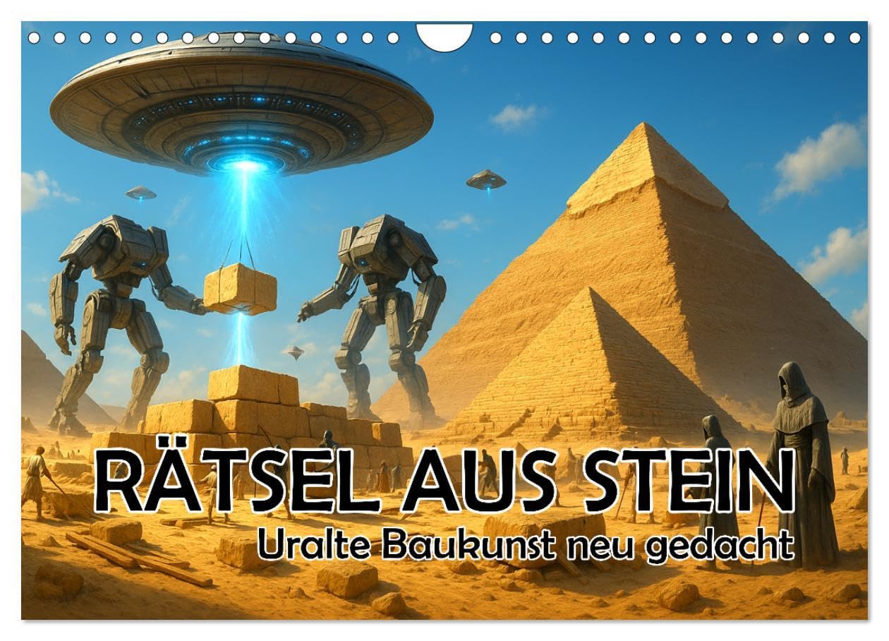 Rätsel aus Stein - Uralte Baukunst neu gedacht (Wandkalender 2026 DIN A4 quer), CALVENDO Monatskalender: Weltwunder, Aliens & Geheimnisse (CALVENDO Orte) Leisure, Home & Garden
