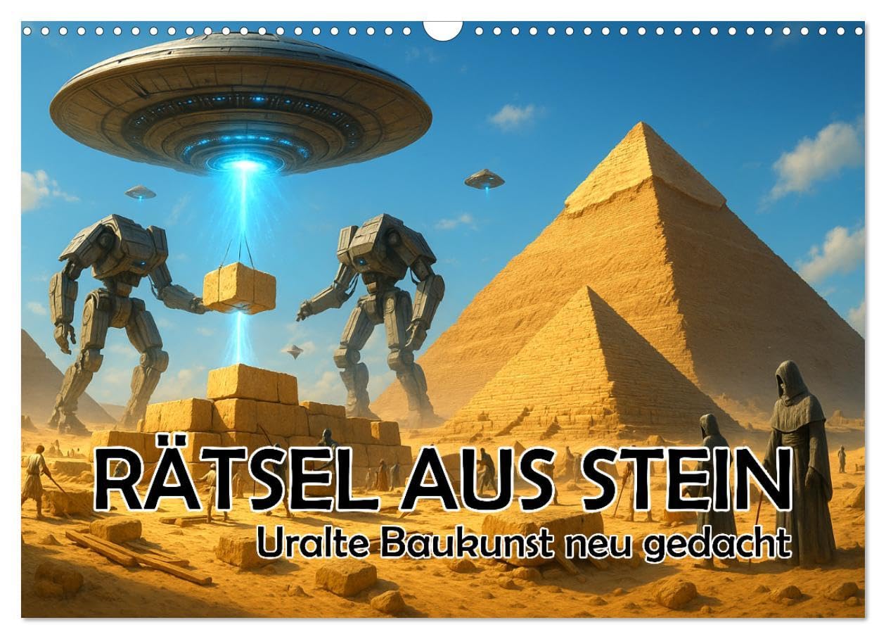Rätsel aus Stein - Uralte Baukunst neu gedacht (Wandkalender 2026 DIN A3 quer), CALVENDO Monatskalender: Weltwunder, Aliens & Geheimnisse (CALVENDO Orte) Leisure, Home & Garden