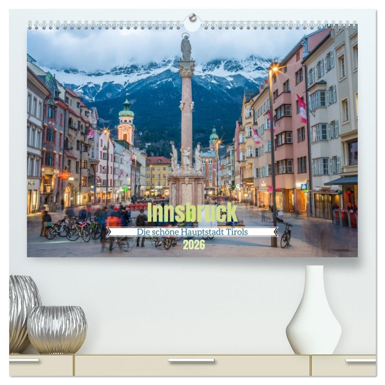 Innsbruck - Die schöne Hauptstadt Tirols (hochwertiger Premium Wandkalender 2026 DIN A2 quer), Kunstdruck in Hochglanz: Ein Spaziergang durch die wunderschöne Altstadt Innsbrucks. (CALVENDO Orte) Leisure, Home & Garden