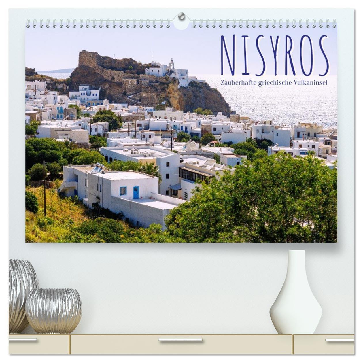 Nisyros. Zauberhafte griechische Vulkaninsel (hochwertiger Premium Wandkalender 2026 DIN A2 quer), Kunstdruck in Hochglanz: Stimmungsvolle Fotografien ... Kraterlandschaften. (CALVENDO Orte) Photography
