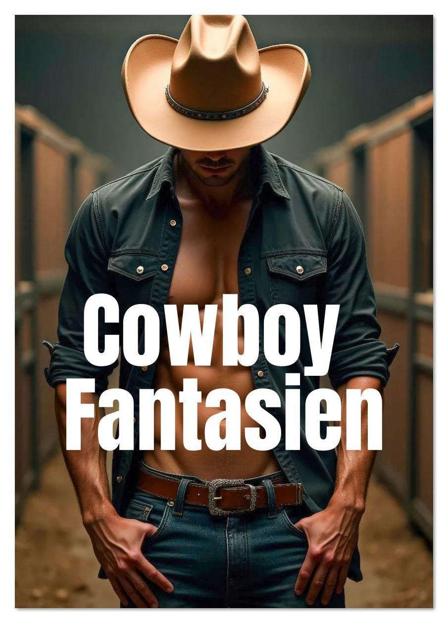 Cowboy Fantasien (Tischkalender 2026 DIN A5 hoch), CALVENDO Monatskalender: Durch das Kahr mit verführerischen Westernhelden (CALVENDO Erotik) Calendars