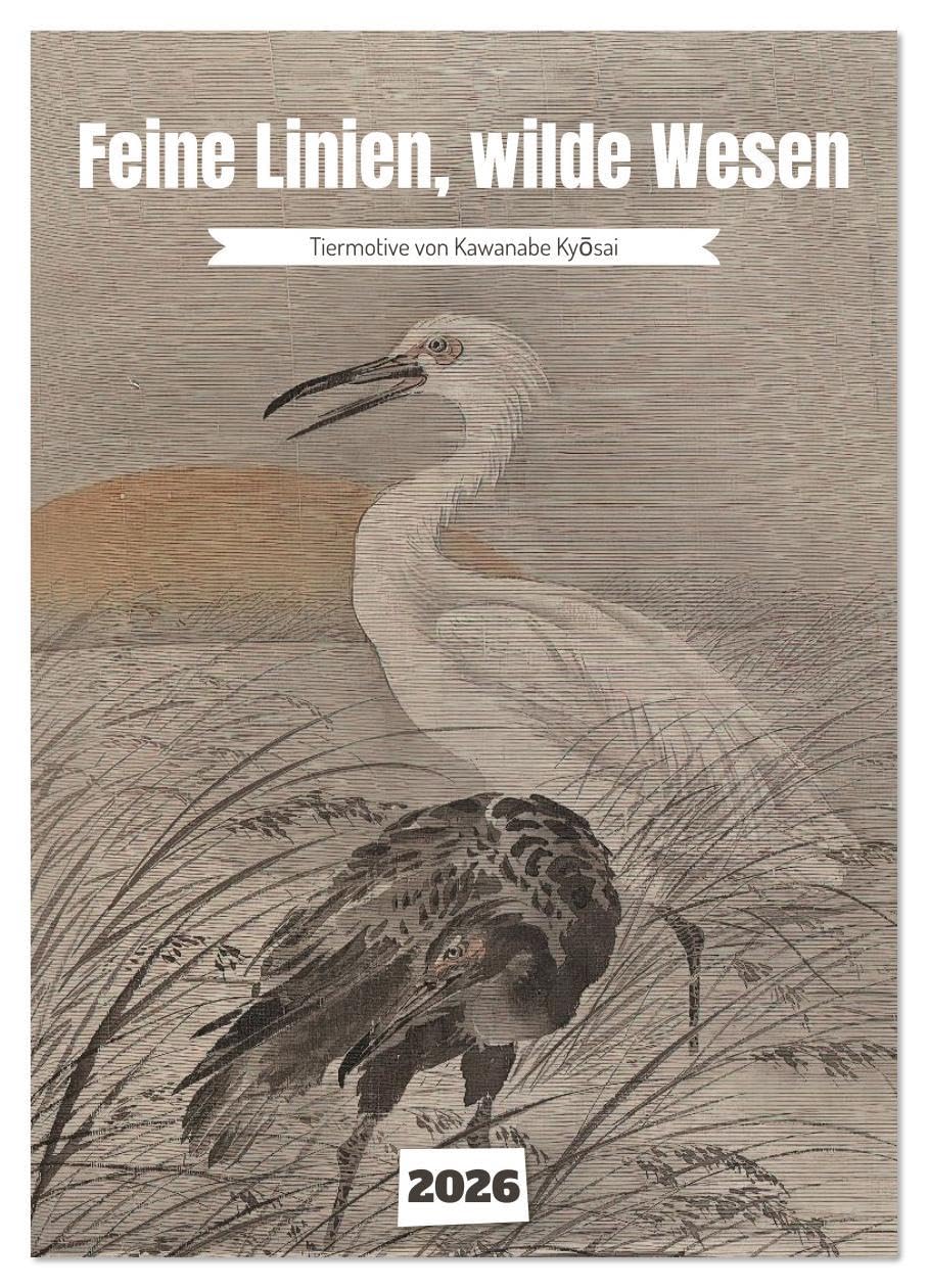 Feine Linien, wilde Wesen (Wandkalender 2026 DIN A3 hoch), CALVENDO Monatskalender: Tierisch schön – meisterhaft gezeichnet. (CALVENDO Kunst) Arts & Music