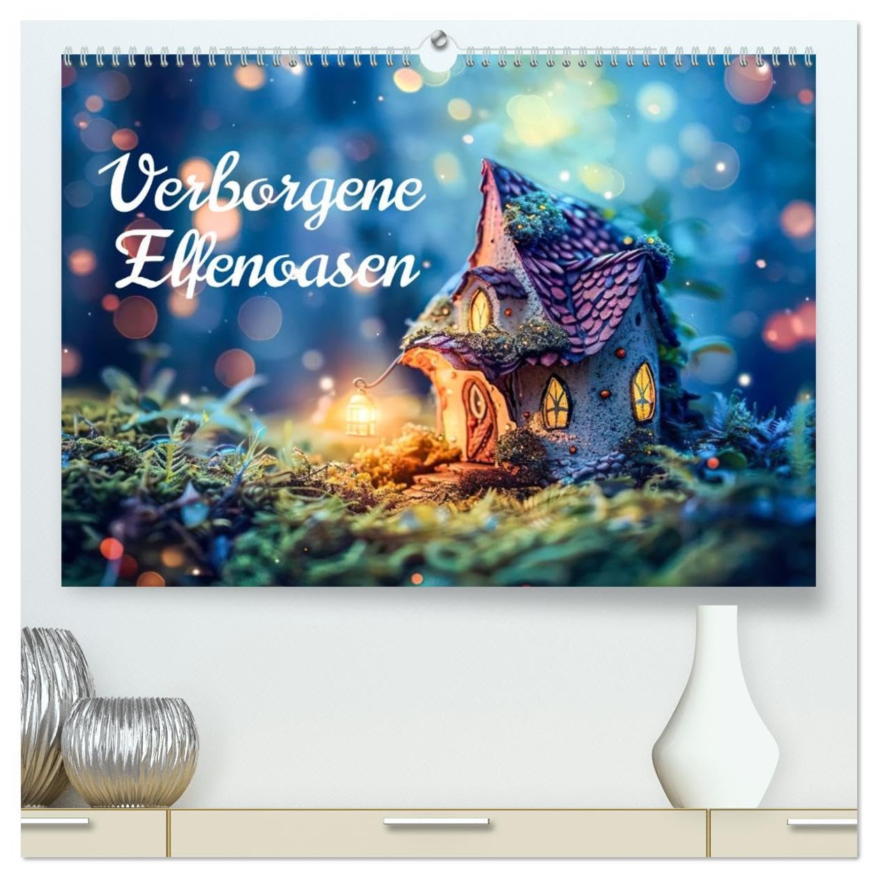 Verborgene Elfenoasen (hochwertiger Premium Wandkalender 2026 DIN A2 quer), Kunstdruck in Hochglanz: Zwölf Elfenschlupfwinkel im Grünen (CALVENDO Natur) Living & Furnishing