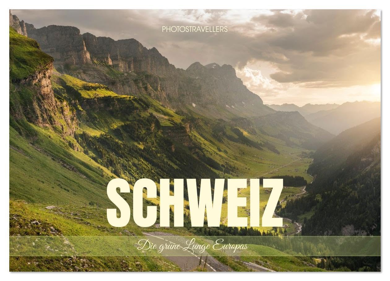 Schweiz - Die grüne Lunge Europas (Wandkalender 2026 DIN A4 quer), CALVENDO Monatskalender: Wo Grün herrscht (CALVENDO Natur) Leisure, Home & Garden