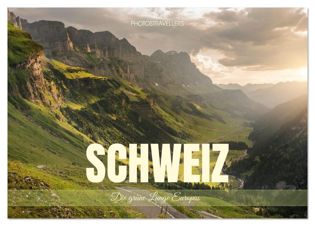 Schweiz - Die grüne Lunge Europas (Tischkalender 2026 DIN A5 quer), CALVENDO Monatskalender: Wo Grün herrscht (CALVENDO Natur) Leisure, Home & Garden