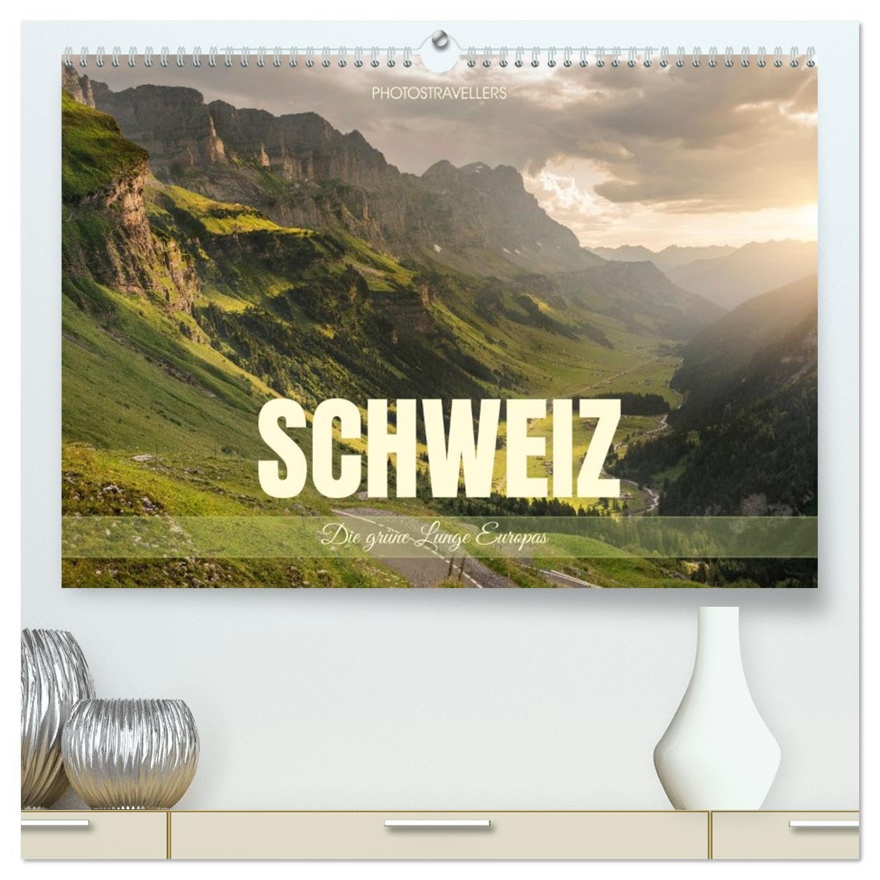 Schweiz - Die grüne Lunge Europas (hochwertiger Premium Wandkalender 2026 DIN A2 quer), Kunstdruck in Hochglanz: Wo Grün herrscht (CALVENDO Natur) Leisure, Home & Garden