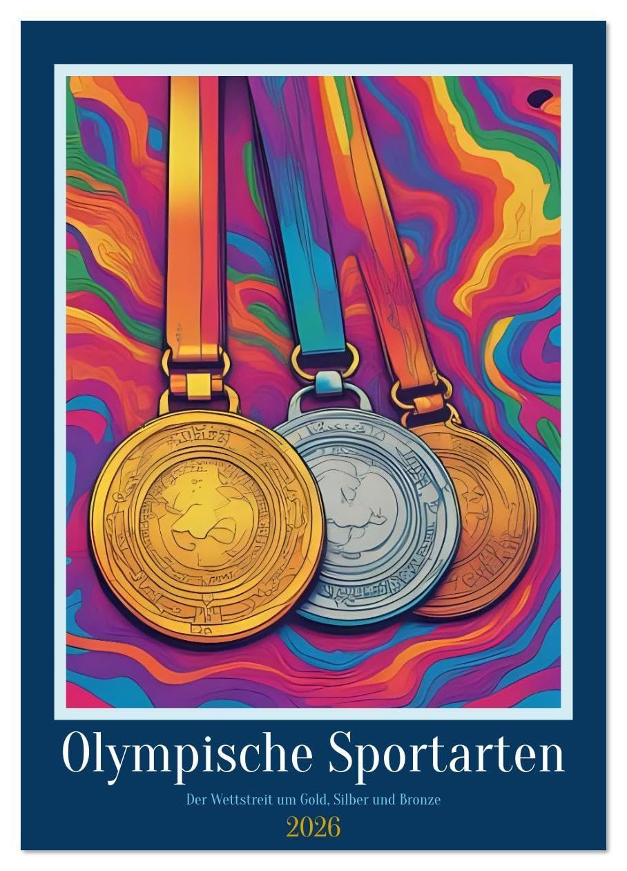 Olympische Sportarten (Wandkalender 2026 DIN A3 hoch), CALVENDO Monatskalender: Die Vielfalt der Olympischen Sportarten (CALVENDO Sport) Leisure & Fun