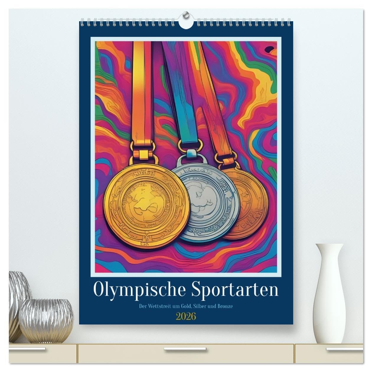 Olympische Sportarten (hochwertiger Premium Wandkalender 2026 DIN A2 hoch), Kunstdruck in Hochglanz: Die Vielfalt der Olympischen Sportarten (CALVENDO Sport) Leisure & Fun