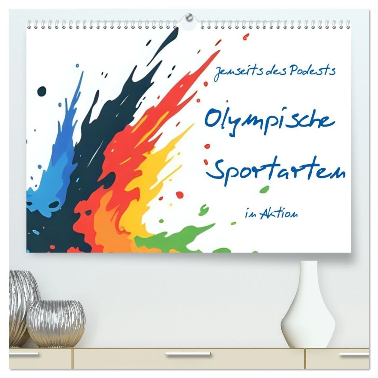 Jenseits des Podests - Olympische Sportarten in Aktion (hochwertiger Premium Wandkalender 2026 DIN A2 quer), Kunstdruck in Hochglanz: DIe Vielfalt der ... mit Anime-Sportlern (CALVENDO Sport) Leisure & Fun