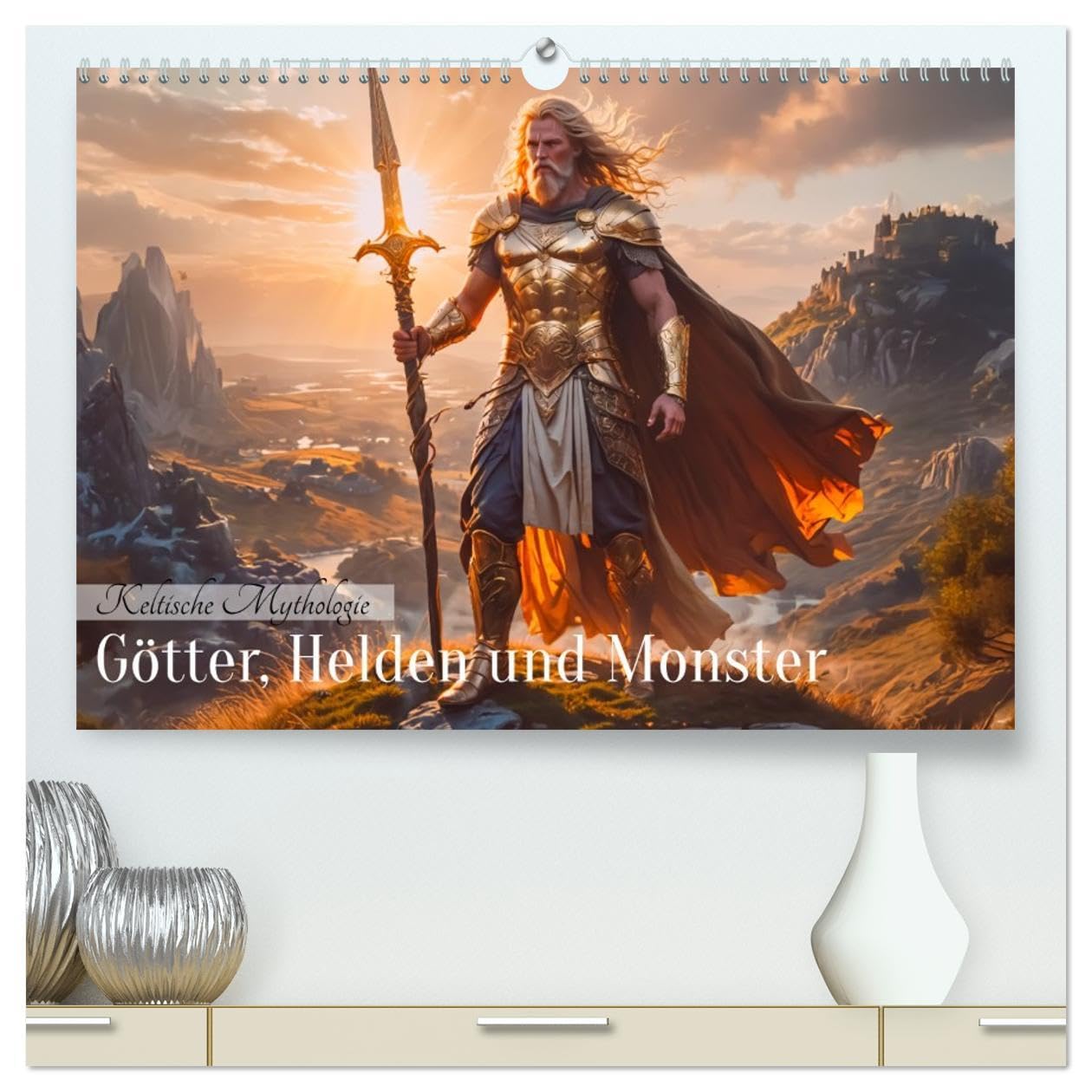 Keltische Mythologie - Götter, Helden und Monster (hochwertiger Premium Wandkalender 2026 DIN A2 quer), Kunstdruck in Hochglanz: Ein düsterer ... Göttern und Monstern. (CALVENDO Kunst) Leisure, Home & Garden