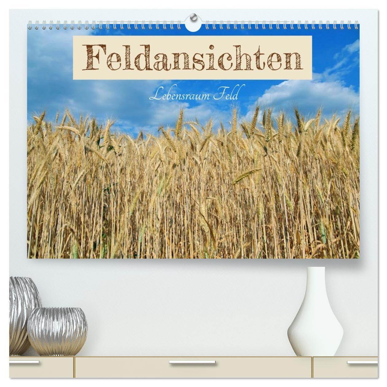 Feldansichten (hochwertiger Premium Wandkalender 2026 DIN A2 quer), Kunstdruck in Hochglanz: Schöne Ansichten von Feldern im Frühling, Sommer und Herbst (CALVENDO Natur) Social Sciences