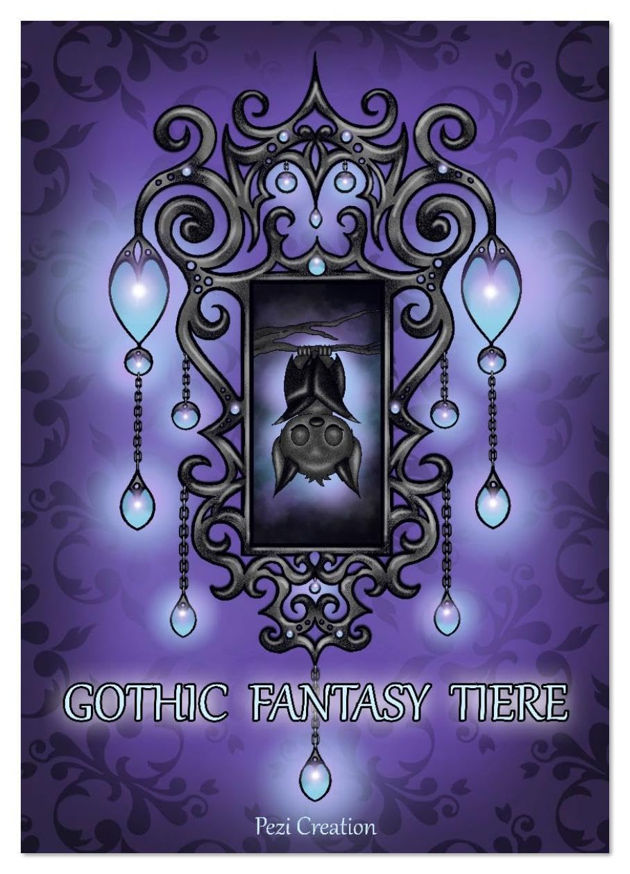 Gothic Fantasy Tiere (Wandkalender 2026 DIN A2 hoch), CALVENDO Monatskalender: Gothic Fantasy trifft süße Kreaturen – zauberhaft düster! (CALVENDO Kunst) Natural Sciences