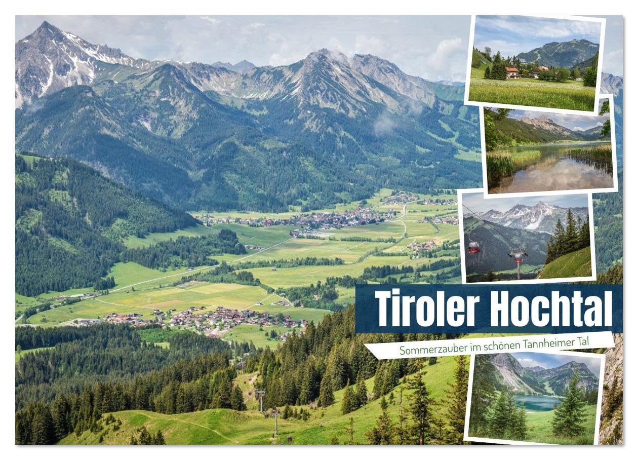 Tiroler Hochtal (Wandkalender 2026 DIN A2 quer), CALVENDO Monatskalender: Das Tannheimer Tal im Sommer ist ein idyllisches Hochtal in Tirol, ... und klare Bergseen besticht. (CALVENDO Orte) Social Sciences