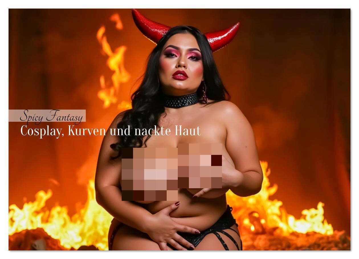 Spicy Fantasy - Cosplay, Kurven und nackte Haut (Wandkalender 2026 DIN A3 quer), CALVENDO Monatskalender: Ein freizügiger Cosplay-Kalender mit ... viel nackte Haut zeigen. (CALVENDO Erotik) Calendars