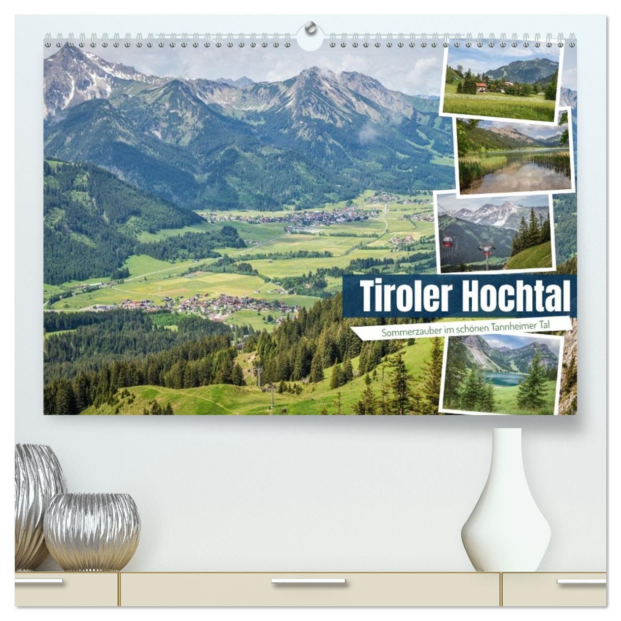 Tiroler Hochtal (hochwertiger Premium Wandkalender 2026 DIN A2 quer), Kunstdruck in Hochglanz: Das Tannheimer Tal im Sommer ist ein idyllisches ... und klare Bergseen besticht. (CALVENDO Orte) Social Sciences