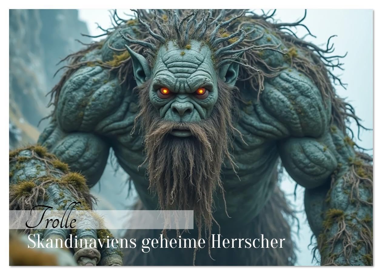 Trolle - Skandinaviens geheime Herrscher (Wandkalender 2026 DIN A4 quer), CALVENDO Monatskalender: Ein epischer Kalender, der zwölf mächtige nordische ... Porträts zeigt. (CALVENDO Kunst) Lifestyle