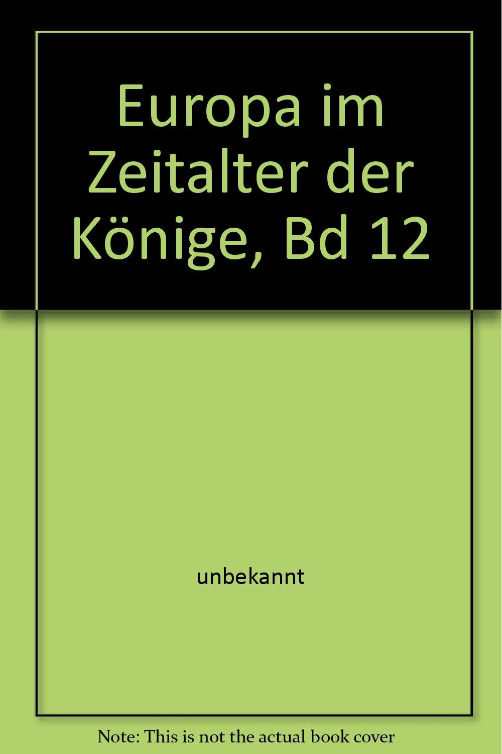 Europa im Zeitalter der Könige, Bd 12 Film, Art & Culture