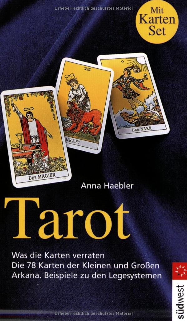 Tarot-Set: Was die Karten verraten. Mit 78 Rider-Waite-Tarotkarten: Was die Karten verraten. Beisp. zu d. Legesystemen. Mit Mini-Karten Religion & Esotericism