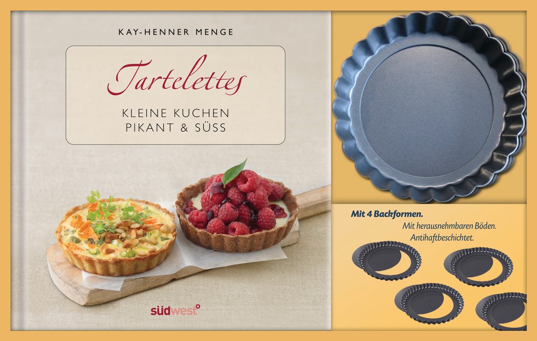 Tartelettes-Set: Kleine Kuchen pikant & süß. Buch mit Förmchen book