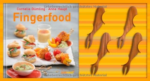 Fingerfood-Set: Buch mit Partygabeln Cooking & Enjoying