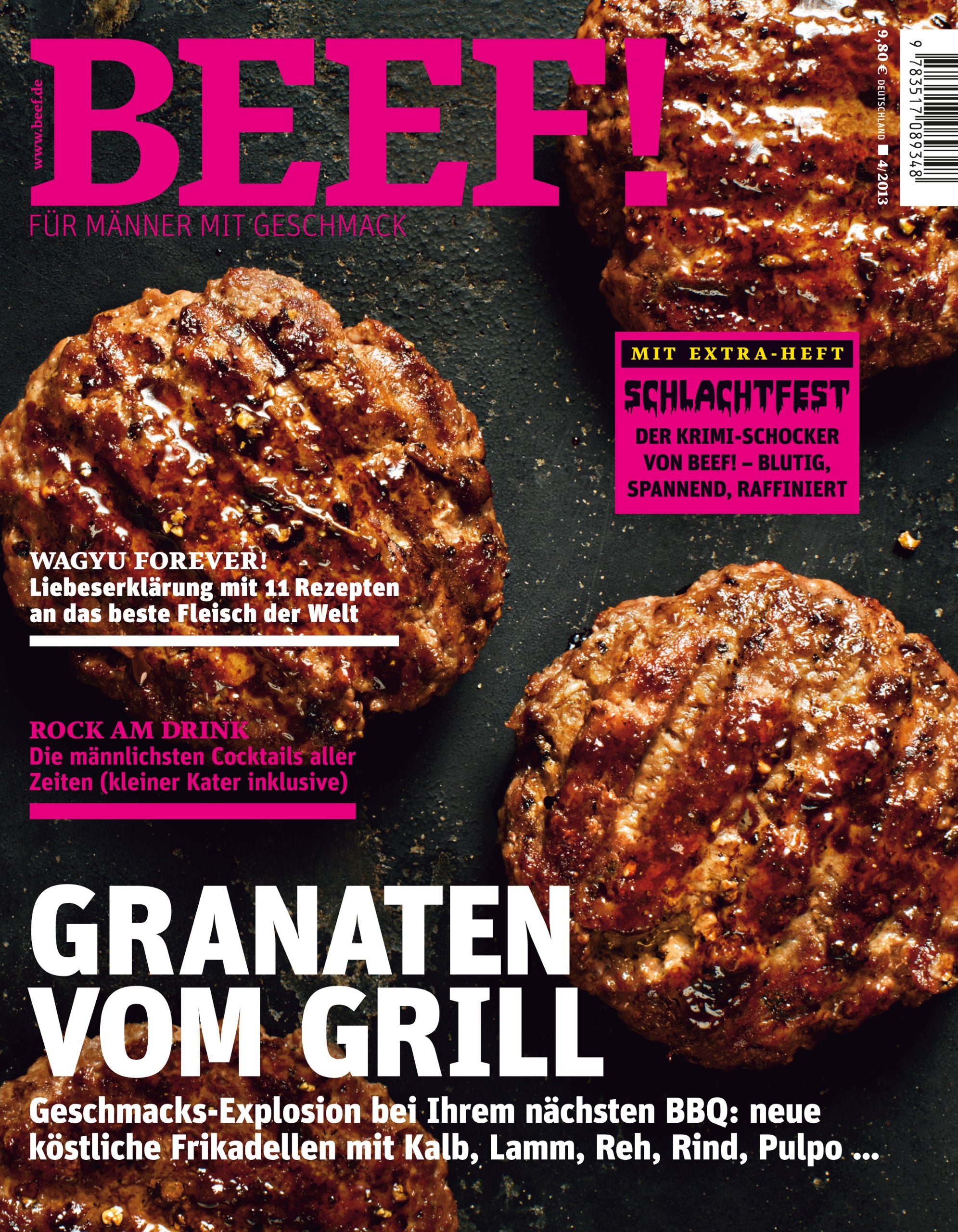 BEEF! - Für Männer mit Geschmack: Ausgabe 4/2013 Leisure, Home & Garden