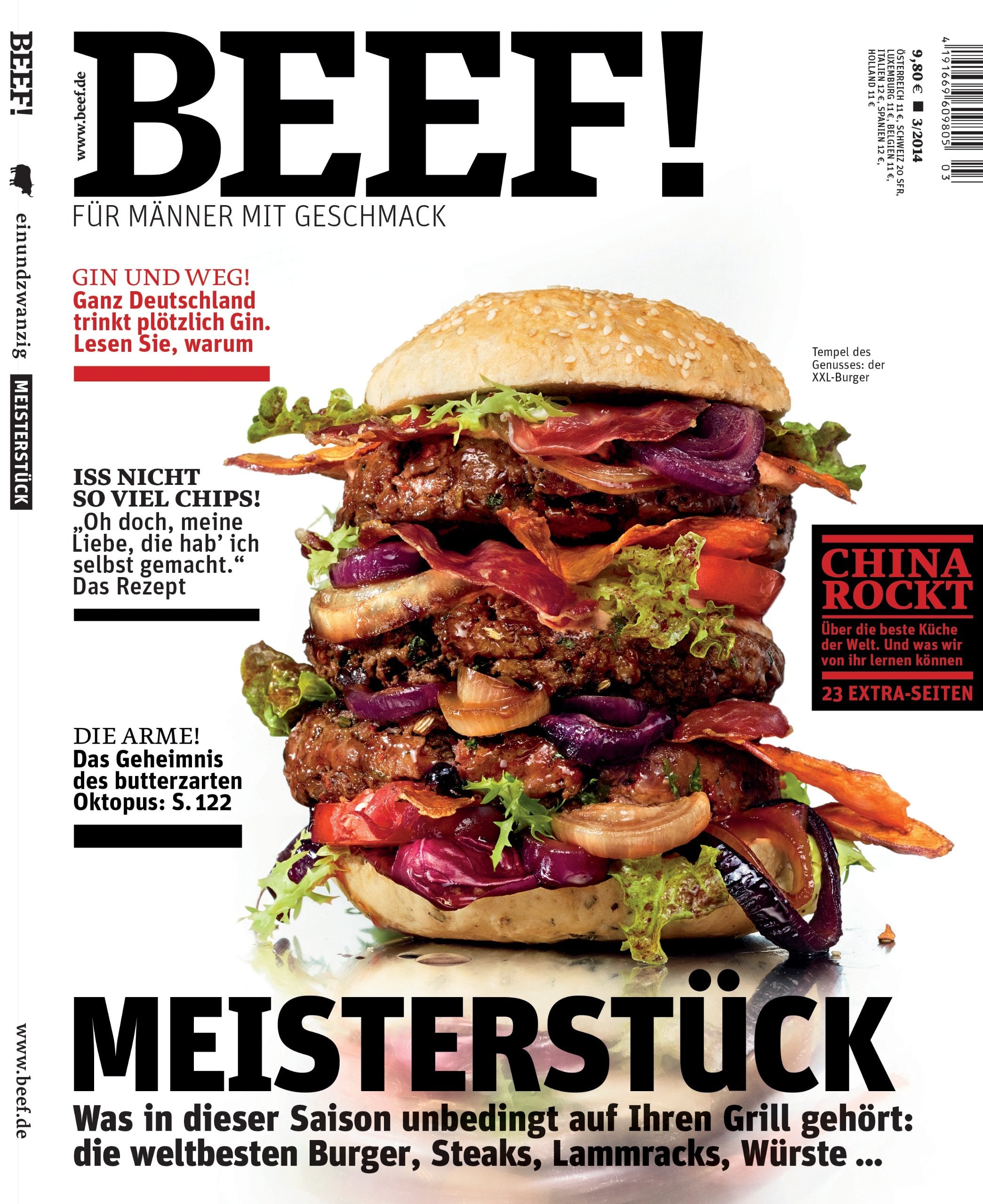 BEEF! - Für Männer mit Geschmack: Ausgabe 3/2014 Leisure, Home & Garden
