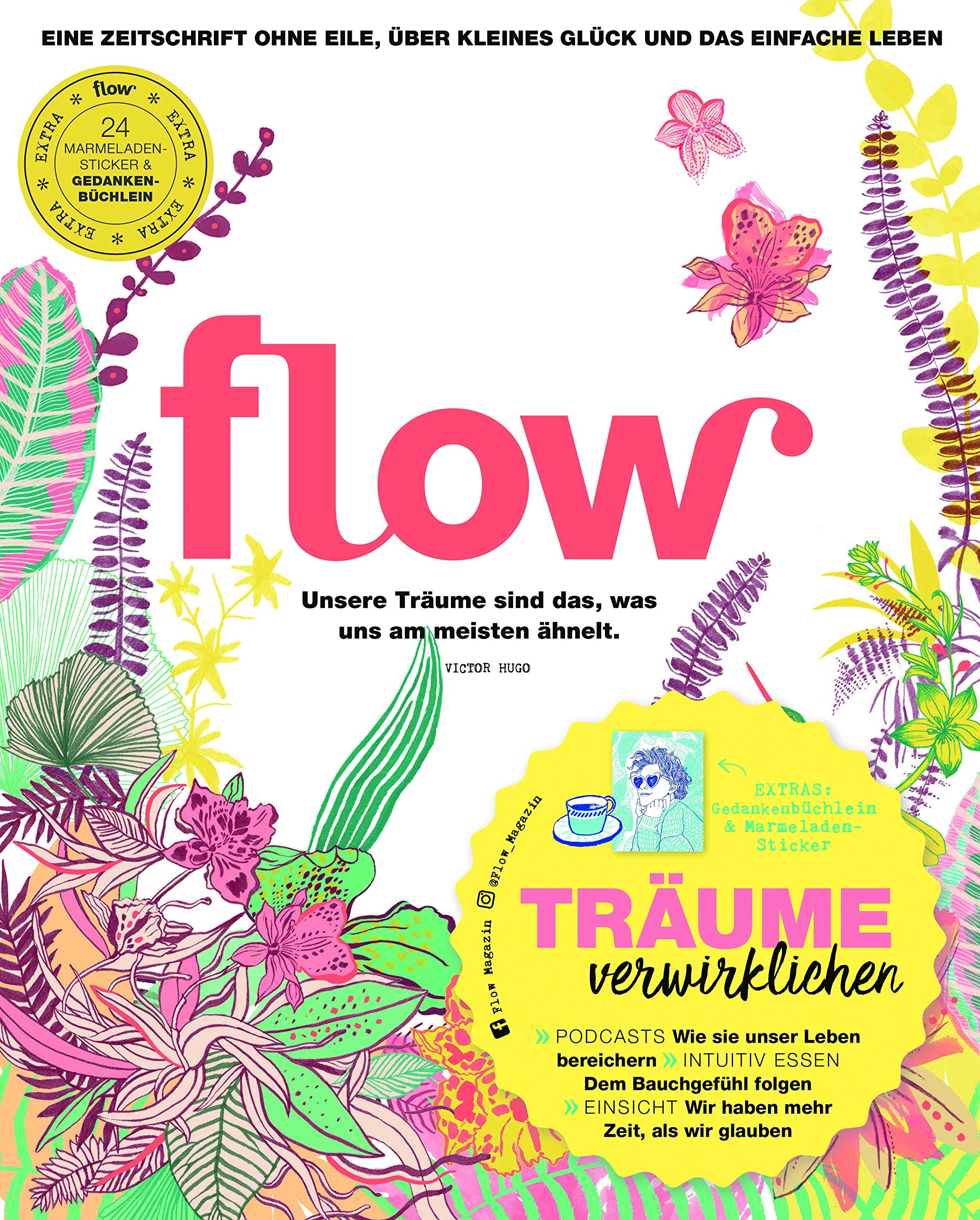 Flow Nummer 44 (6/2019): Eine Zeitschrift ohne Eile, über kleines Glück und das einfache Leben Hobbies & Crafts